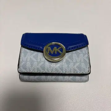 MICHAEL KORS 3단 폴더형 지갑 파랑