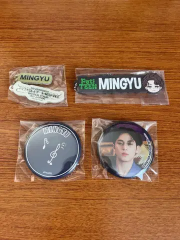 SEVENTEEN 민규 캔뱃지 키링