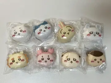 치이카와 (먼작귀) 얼굴 미니 실리콘 파우치 컴플리트 세트