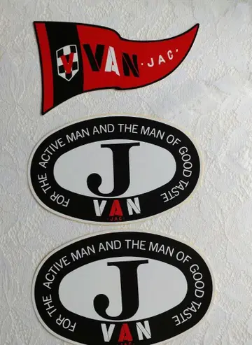 J VAN JAC 스티커 3개 세트