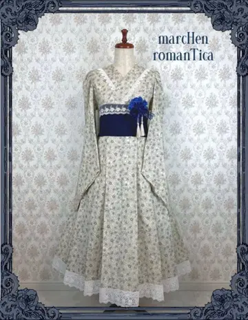 marcHenromanTica 히로코 토쿠미네 유카타풍 원피스