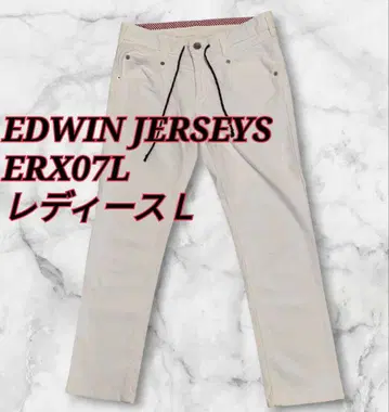 EDWIN JERSEYS 스트레치 데님 ERX07L 화이트 여성용 L
