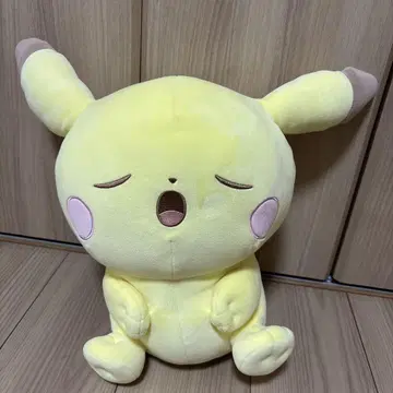 포켓피스 피카츄 봉제 인형 오야스미ver
