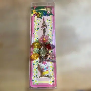 헬로키티 플라워 참 스트랩 지역 한정 키티