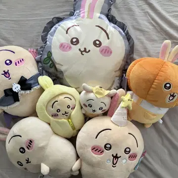 치이카와(먼작귀) 토끼 봉제 인형 7개 세트