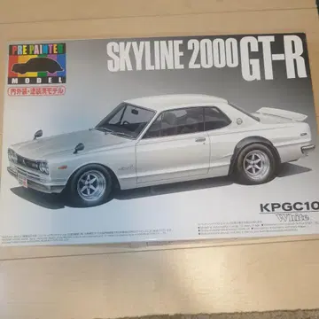 초레어 SKYLINE 2000 GT-R (KPGC10) 화이트 미조립