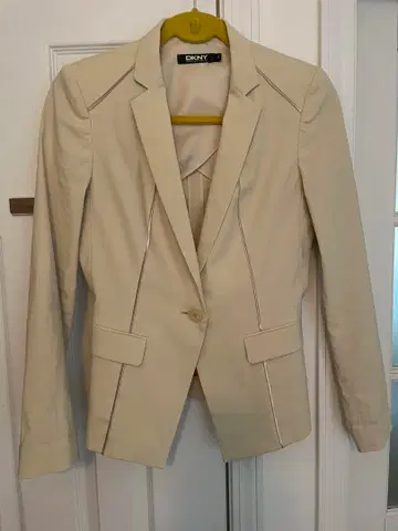 다나캐런 린넨 외 자켓