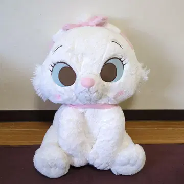 디즈니 마리 빨간 볼 그랑 봉제 인형 앉아ver