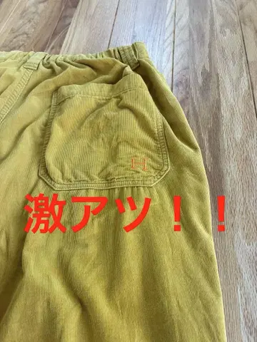 새상품급 할리우드 런치 마켓 코듀로이 비치 팬츠 머스타드 L