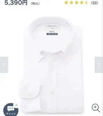 ORIHICA 슈퍼 논아이론 스트레치 버튼다운 셔츠 LL