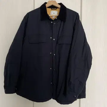 H&M 네이비 코듀로이 옷깃 자켓