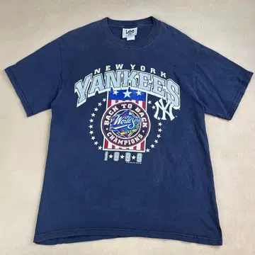 90s Lee 셔츠 MLB 양키스 네이비 빈티지