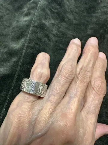 순은제 에칭 문양 반지