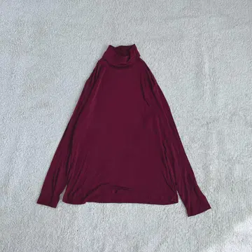 캐서린 햄넷 런던 긴팔 티셔츠 상의 볼트 하이넥 무지