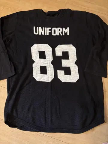 블랙 긴팔 티셔츠 UNIFORM EXPERIMENT