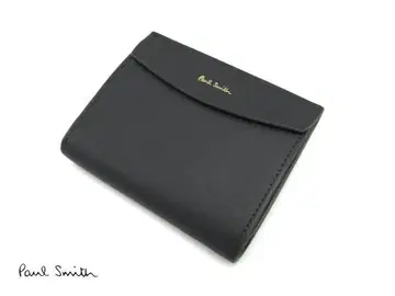 하자 있음 폴스미스 2단 접이식 지갑 미니 지갑 미니 월렛 그레이 371