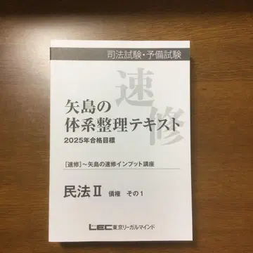사법시험 LEC 야지마의 체계 정리 텍스트 2025년 합격 목표 채권