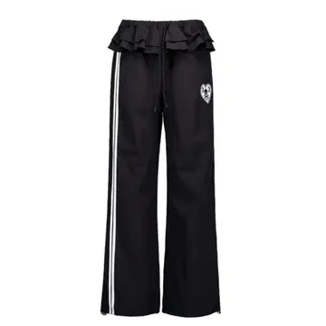 SETUPEXE FRILL SPORTY PANTS / BLACK