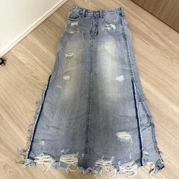 GYDA 제이다 데님 롱 스커트