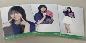 노기자카46 카와사키 벚꽃 브로마이드 베이스볼 셔츠 2025 컴프