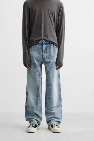 ZARA Jeans Straight Fit Carpintero 완판