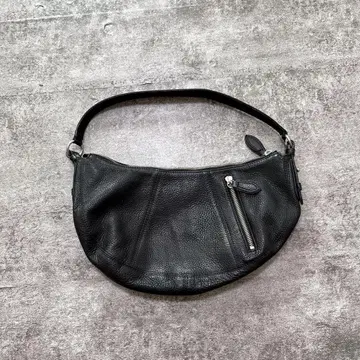 y2k archive grunge leather one hand 초승달