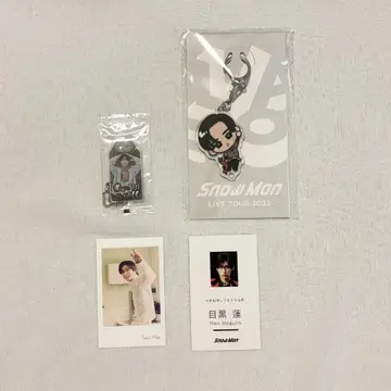 [ 공식 ] Snow Man 메구로 렌 굿즈 세트 아크릴 키링 등