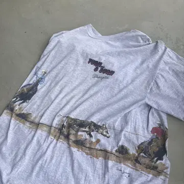 [ 90s ] wrangler 아트 T셔츠 XXL USA제 빈티지