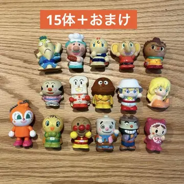 [ 당일 발송 ] 호빵맨 손가락 인형 15개 세트 짤랑이 덤 포함 1