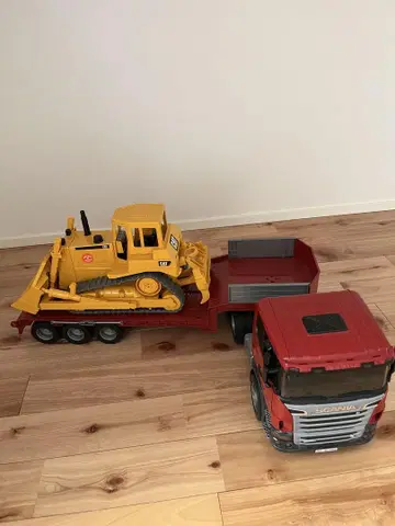 bruder 트레일러 불도저