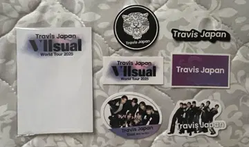 트라자 로고&집합 VIIsual 왈츠 스티커 6장&대지