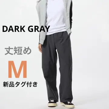 [ 새상품 ] UNIQLO 저지 커브 팬츠  다크 그레이 M 유니클로