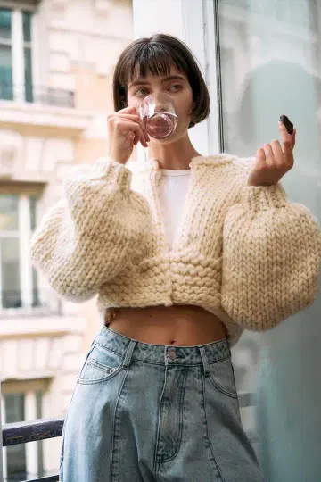 새상품 THE TOE Enfield Handmade Cardigan