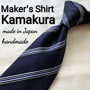 Maker's Shirt 넥타이 일본제 핸드메이드
