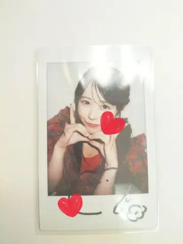 CUTIE STREET 큐스토 친필 사인 폴라로이드 사노 하나