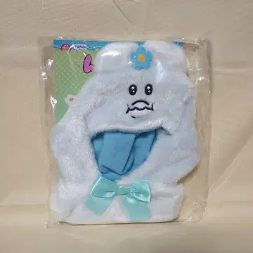 봉제 인형 판초 블루 리본