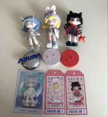 POPMART AZURA 캐릭터 피규어 3체 세트