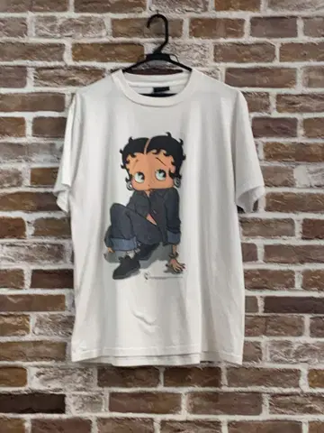 Betty Boop 'BOOP JEANS Co.' 양면 프린트 T셔츠