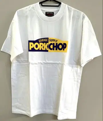 PORKCHOP 포크찹 T셔츠 화이트 S사이즈