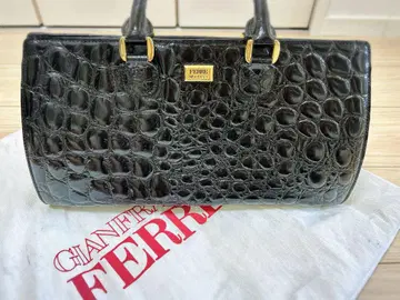 지안프랑코 페레 GIANFRANCO FERRE 핸드백 악어 엠보싱