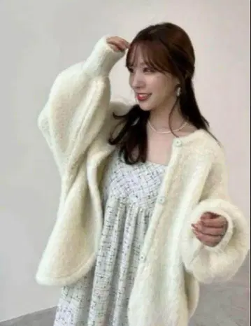 COCO DEAL 코코딜 페더 가디건