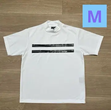 MUTA MARINE 화이트 하이넥 T셔츠 M