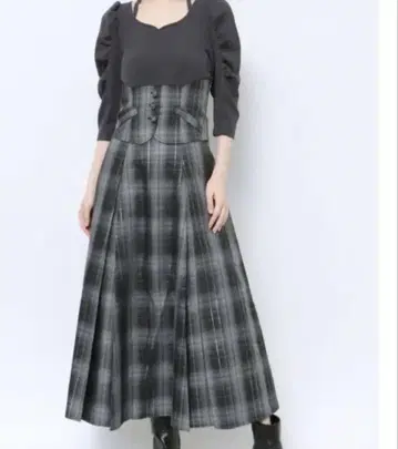 마이너스 5킬로 원피스 한정 컬러 초커 개더 원피스