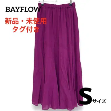 BAYFLOW 택 포함 새상품! 린넨 플레어 스커트 S