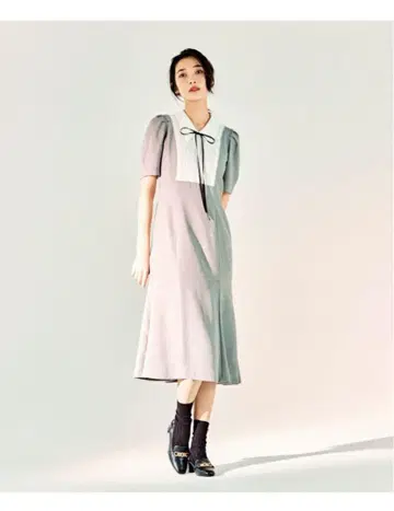 레이스 절개 트리키 원피스 JILL by JILL STUART