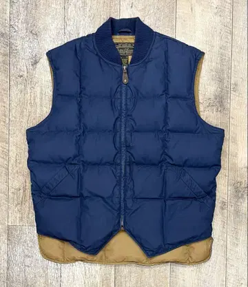 90'S EDDIE BAUER 블랙 택 구스 다운 다운 베스트