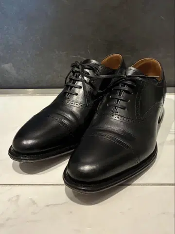 REGAL 리갈 02DRCD 쿼터 브로그 black 24cm