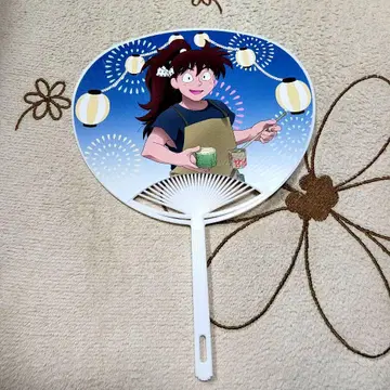 닌타마 란타로 찻집 도이 한스케 미니 부채