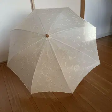 란셀 Lancel 자수 장식 접이식 양산