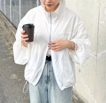 2WAY 시어 나일론 스탠드 넥 자켓